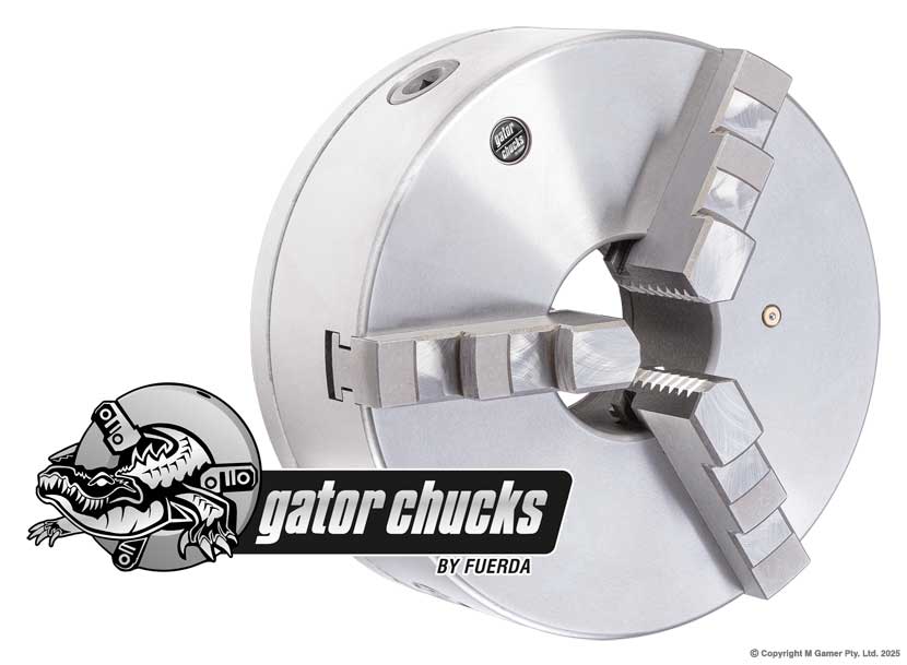 High Precision 3 Jaw Self Centering D1-6 Mount Lathe Chuck - 250mm